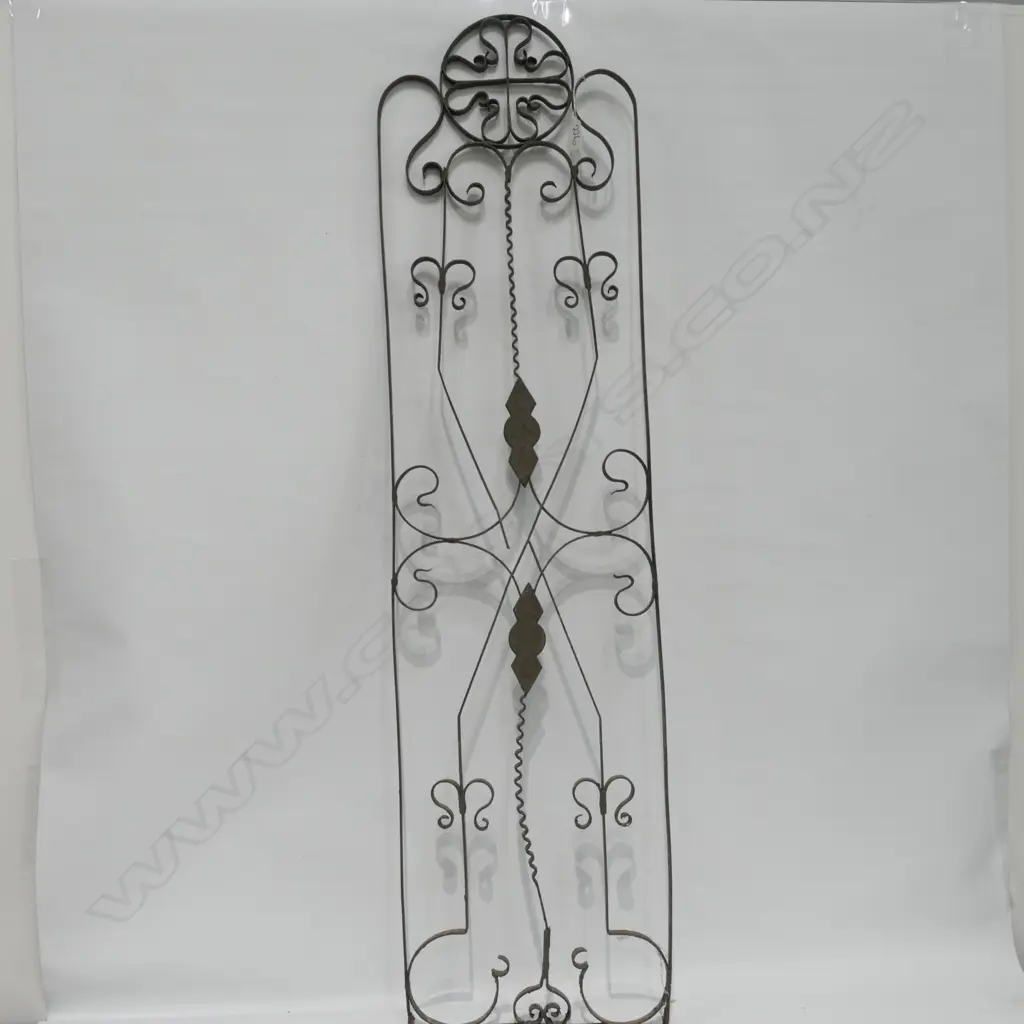 ANTIQUE WROUGHT IRON PANEL Image 1++