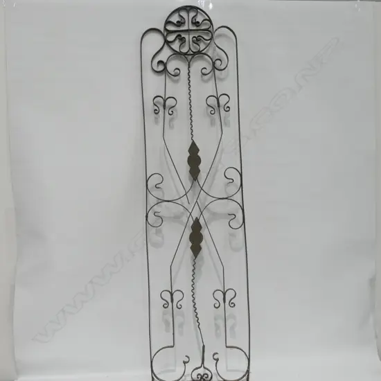 ANTIQUE WROUGHT IRON PANEL