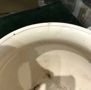 ROYAL DOULTON BLUE CHILDREN JARDINIERE W/ SMALL HAIRLINE CRACK TO RIM Image 1++