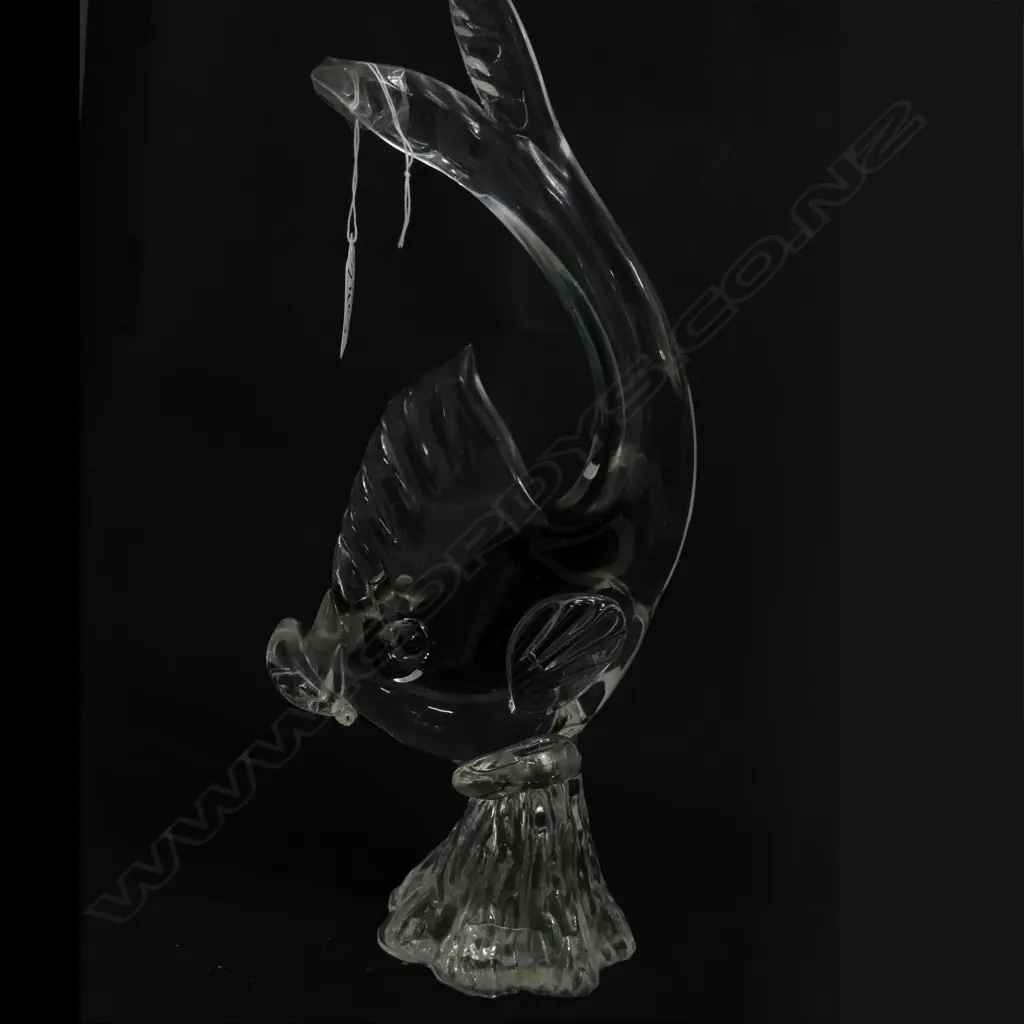 ITALIAN MURANO FIGURE OF A FISH - H.330MM Image 1++