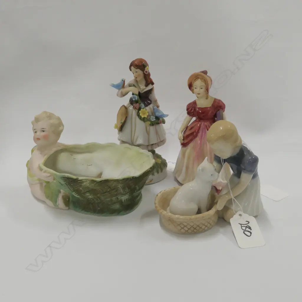 4 FIGURES PARAGON/ ROYAL COPENHAGEN ETC H 140 MM Image 1++