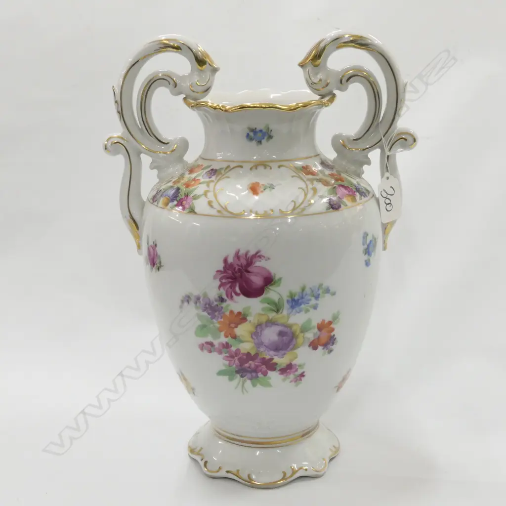 SCHUMANN ARZBERG GERMAN VASE 340MM H AF CHIP TO RIM Image 1++