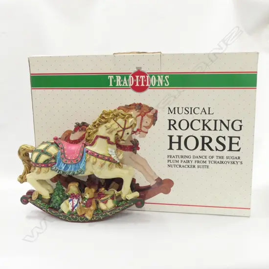 2 XMAS ROCKING HORSES