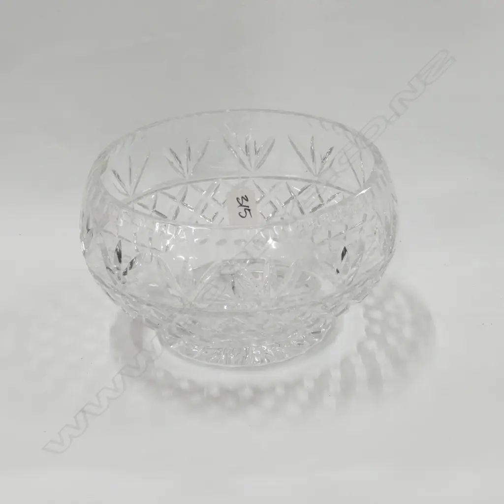 ROYAL WORCESTER CRYSTAL BOWL 250MM DIA Image 1++