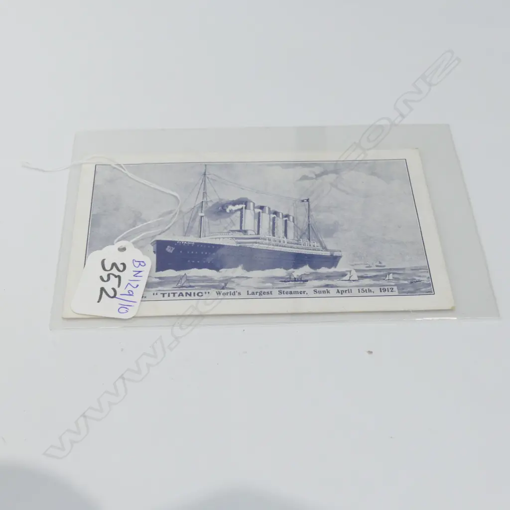 RMS TITANIC POSTCARD Image 1++