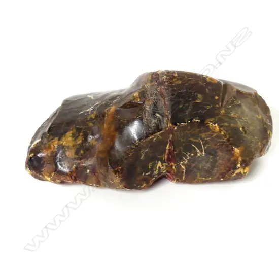 A large kauri gum boulder