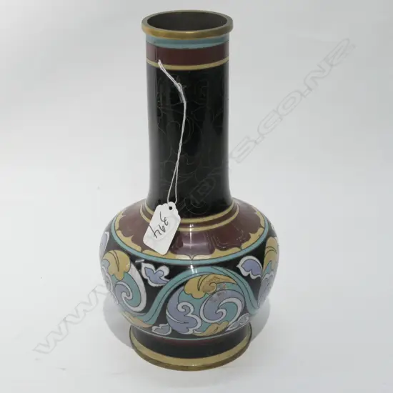CLOISONNE VASE H. 260MM
