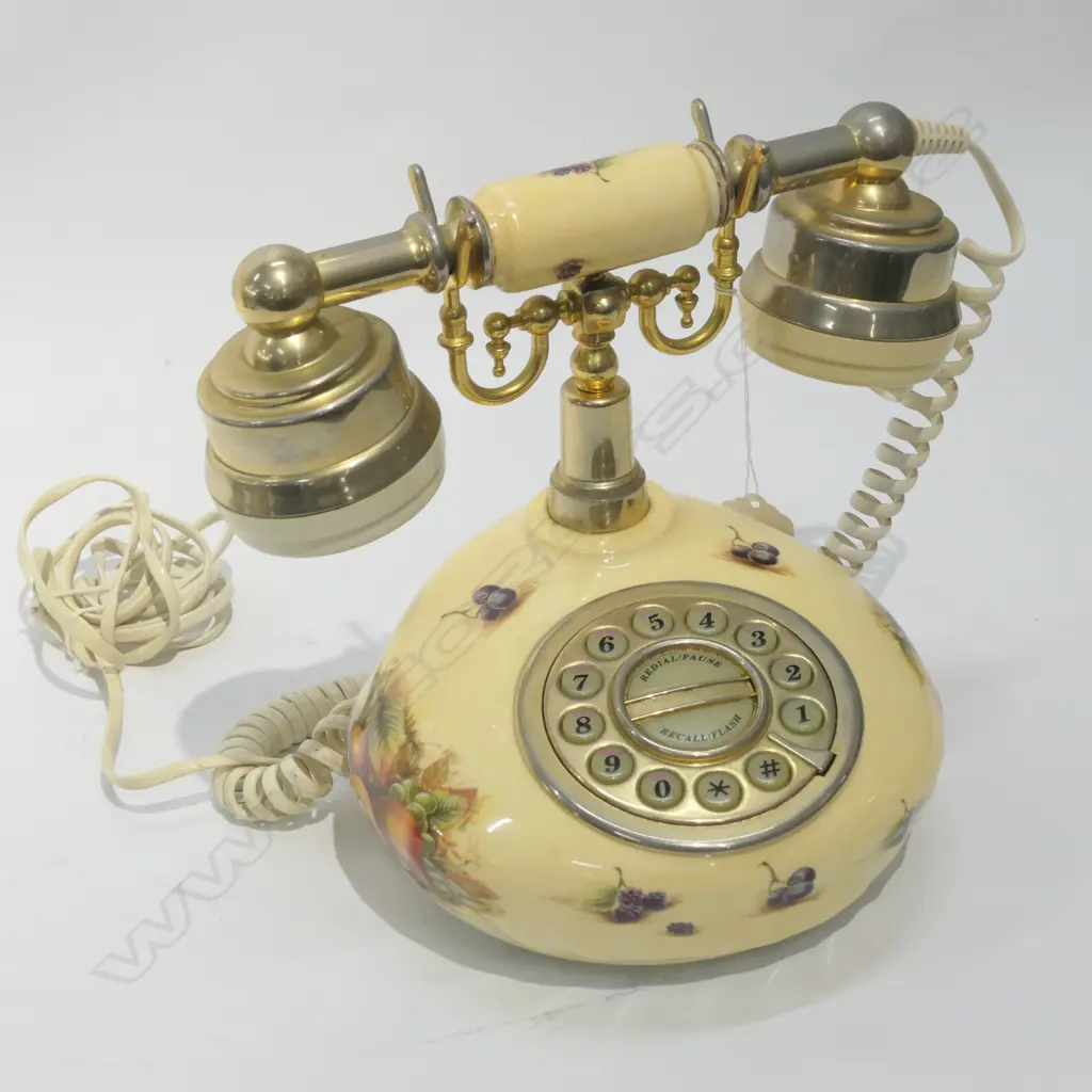 AYNSLEY ORCHID GOLD TELEPHONE Image 1++