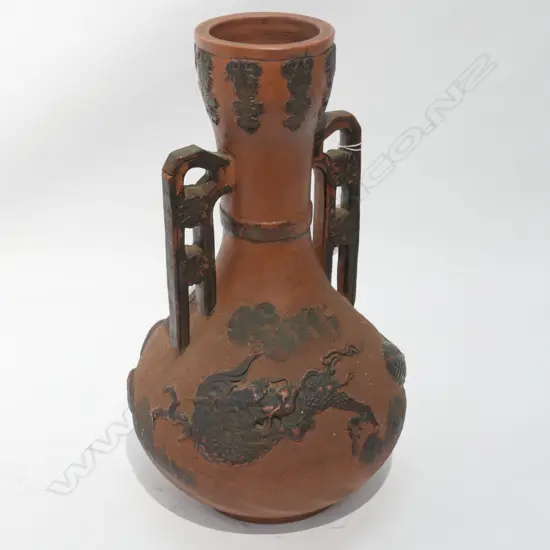JAPANESE DRAGON VASE - H.300MM