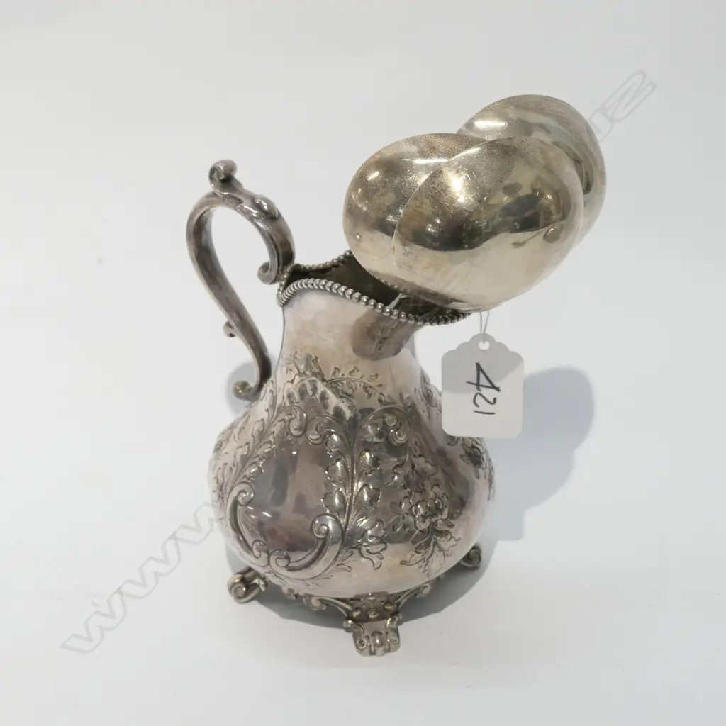 3 SILVER SAUCE LADLES 186GMS + S/P JUG Image 1++