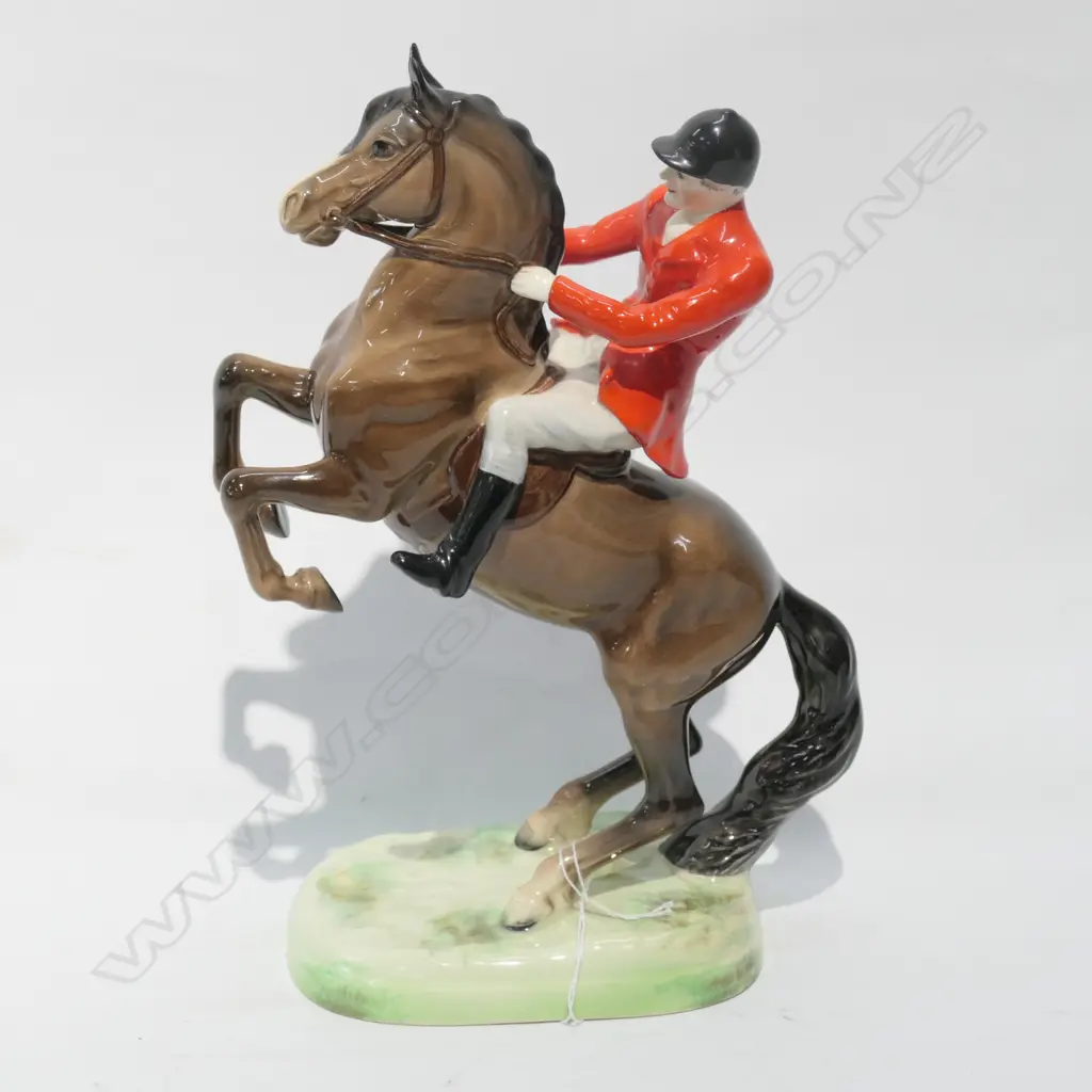 BESWICK HORSE AND RIDER 250MM H Image 1++