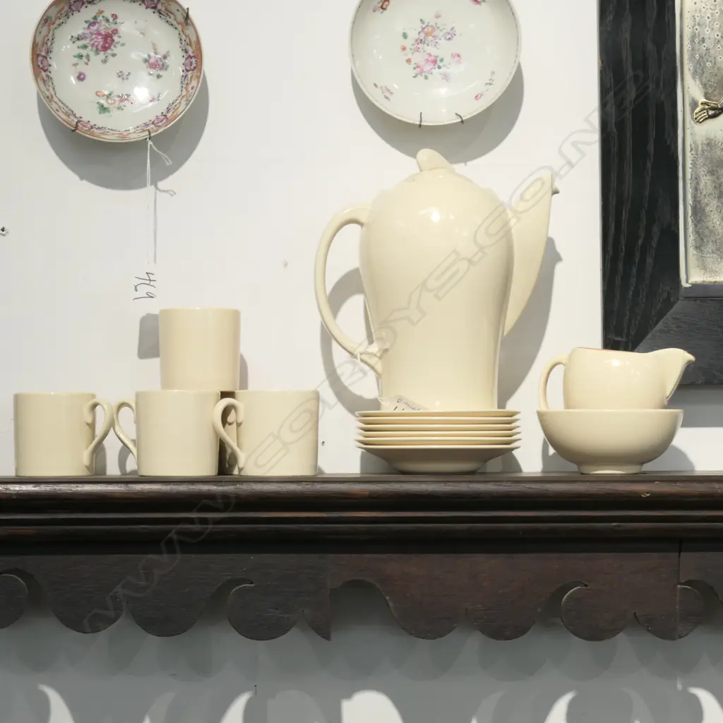 SUZIE COPPER 6 PLACE COFFEE SERVICE Image 1++