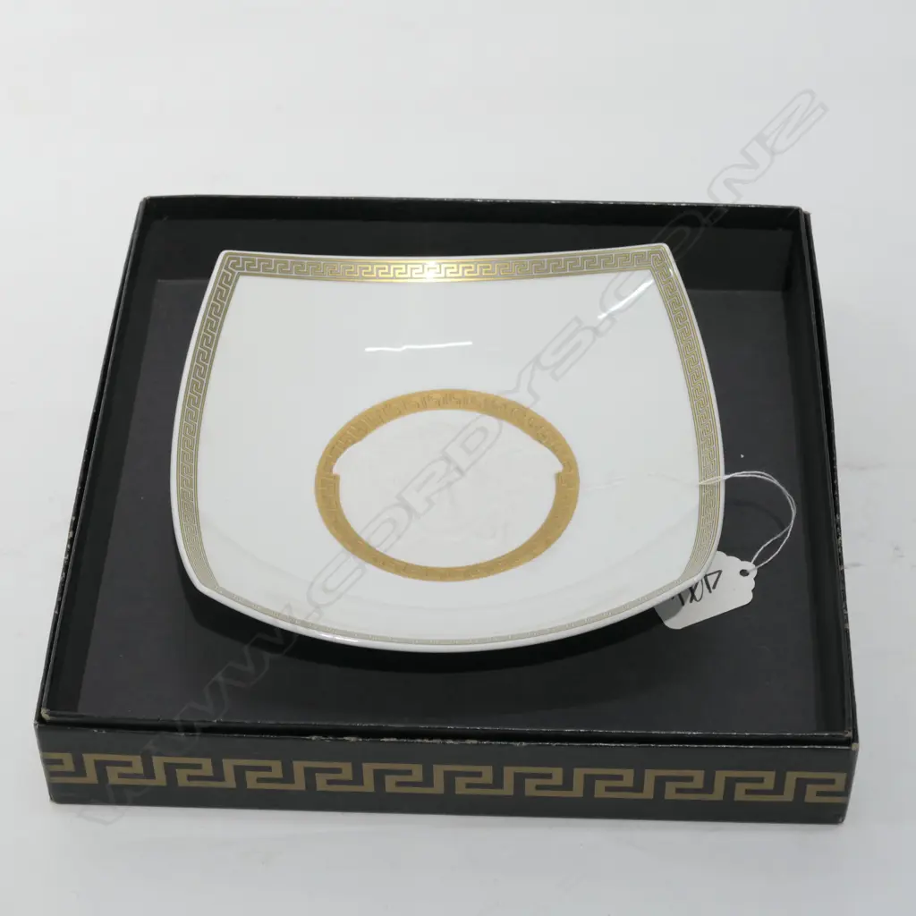 BOXED ROSENTHAL VERSACE SHALLOW DISH L 170 MM Image 1++