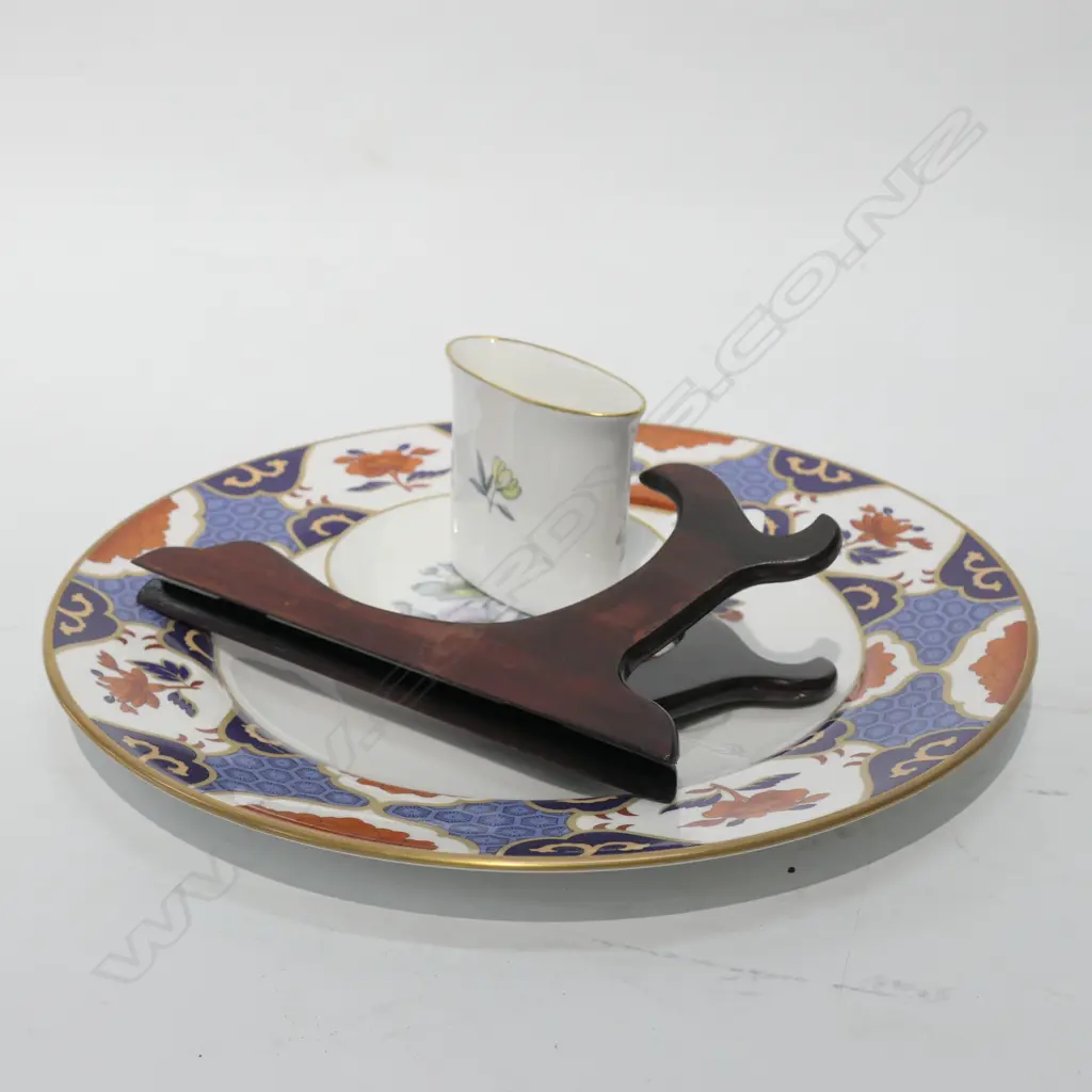 SPODE CABINET PLATE + 2 SMALL R/WORCESTER PIECES D 260 MM Image 1++