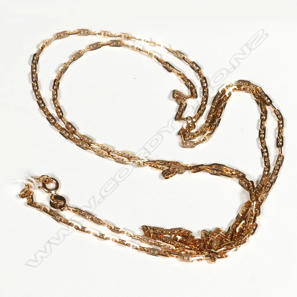 18CT ROSE GOLD CHAIN 8.34gm Image 1++
