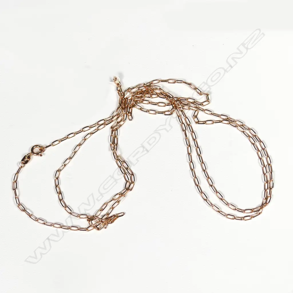 18CT ROSE GOLD CHAIN 5.91gm Image 1++