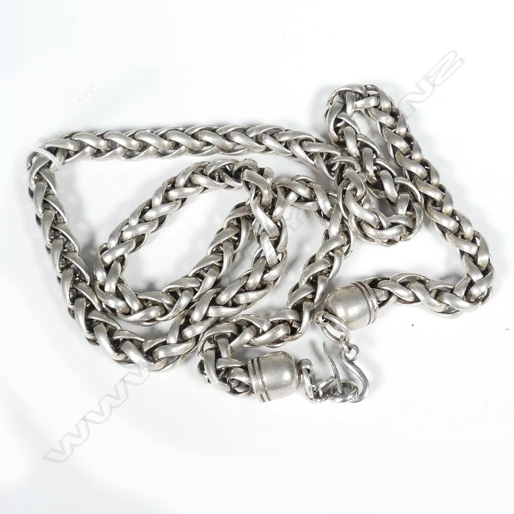 STG SILVER HEAVY CHAIN NECKLACE Image 1++