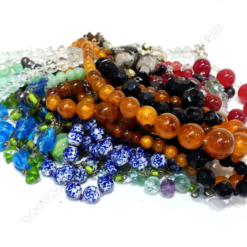ASSORTED BEAD NECKLACES ETC Image 1++