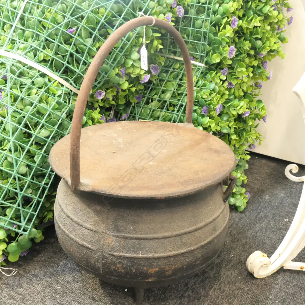 CAST IRON POT AND LID Image 1++