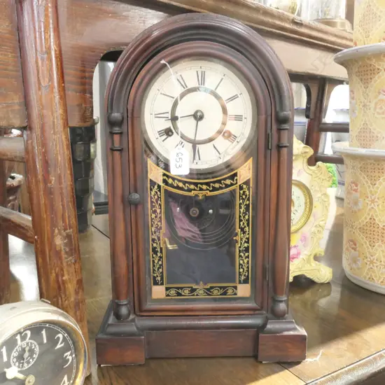 AMERICAN DOME TOP MANTLE CLOCK H 440 MM