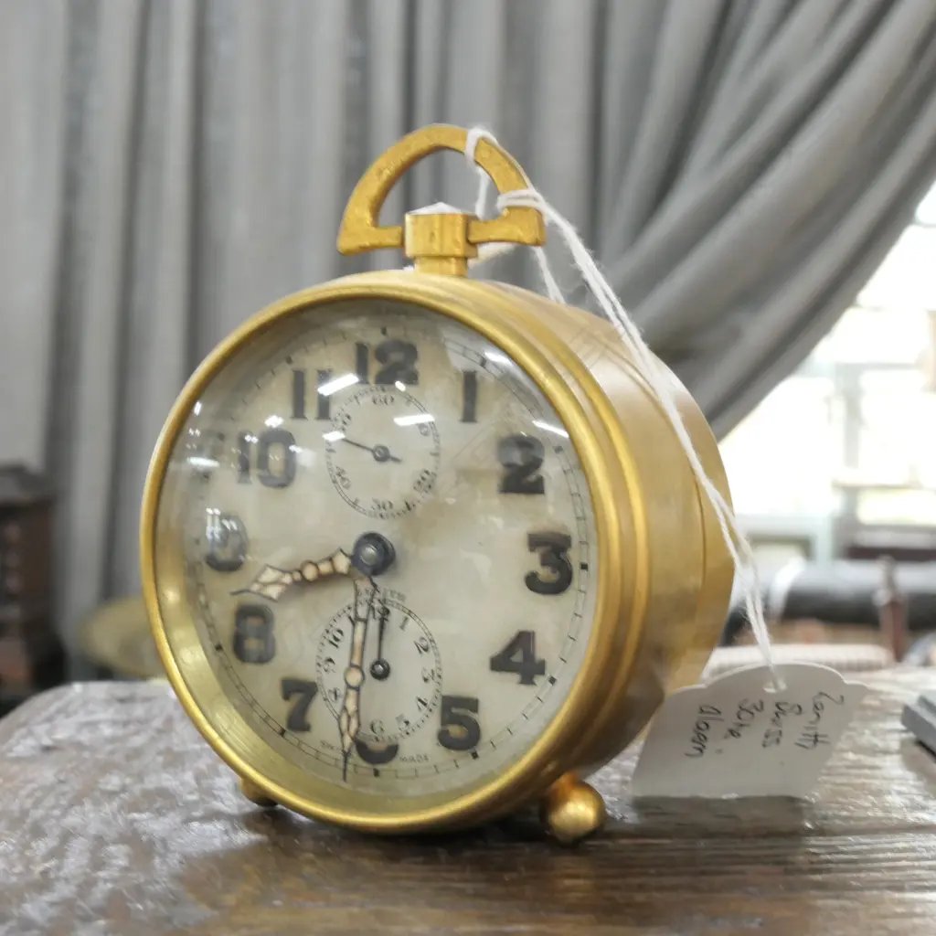 SWISS ZENITH WATCH CO ALARM CLOCK Image 1++