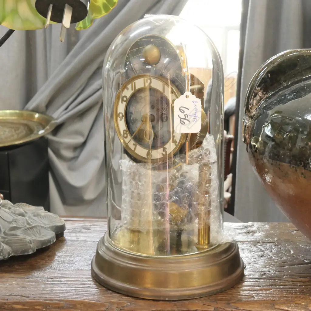 400 DAY ZODIAC DOME CLOCK WITH MOON PHASE H 300 MM Image 1++