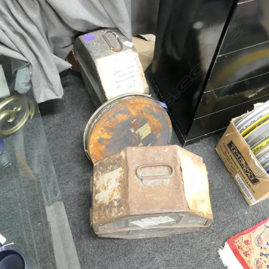 3 VINTAGE FILM REELS 'FRANKENSTEIN' Image 1++