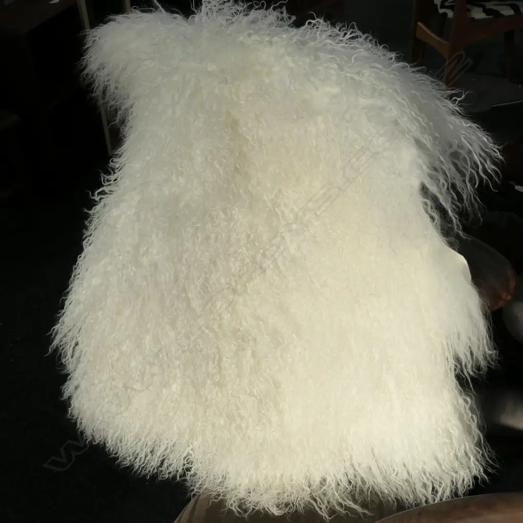 BLONDE MONGOLIAN GOAT HIDE Image 1++