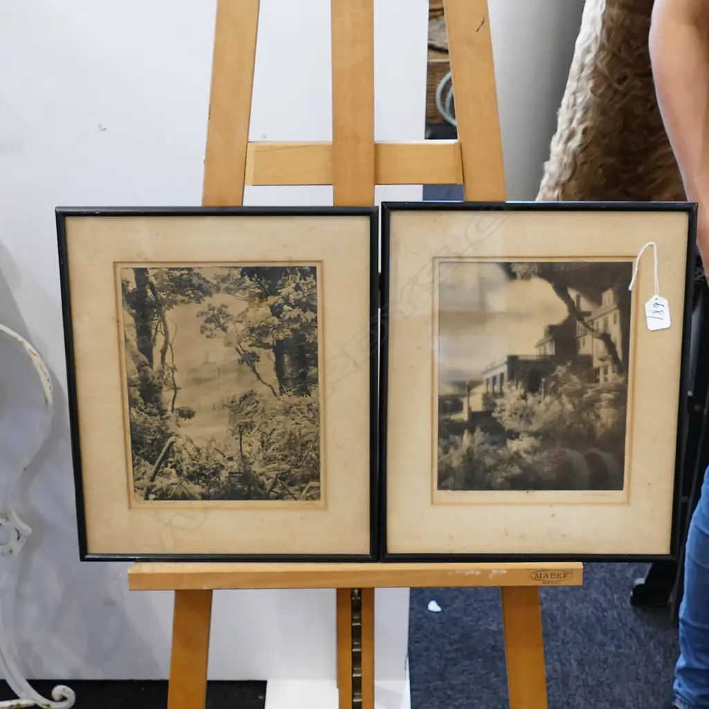 2 CARL RISBERG VINTAGE PHOTOS THE CHATEAU Image 1++