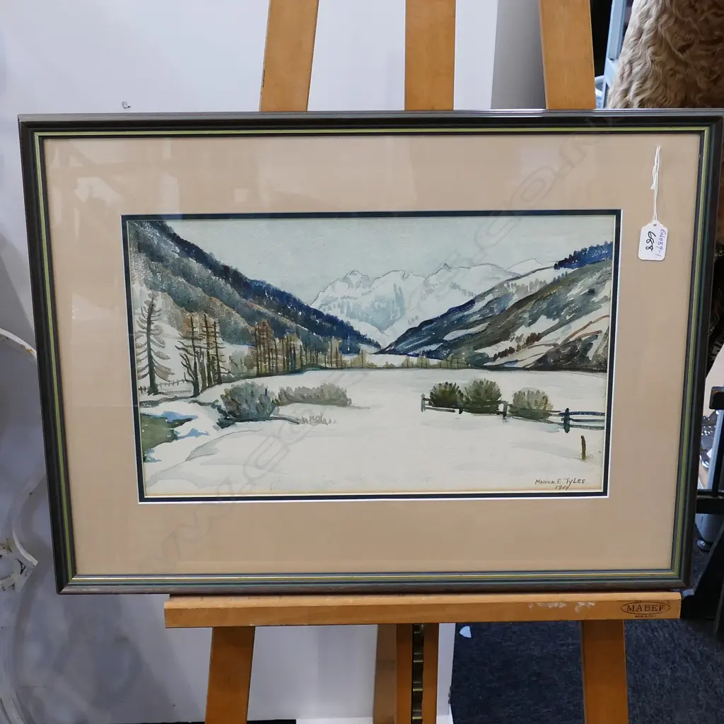 MARION E TYLEE W/C PAINTING Image 1++