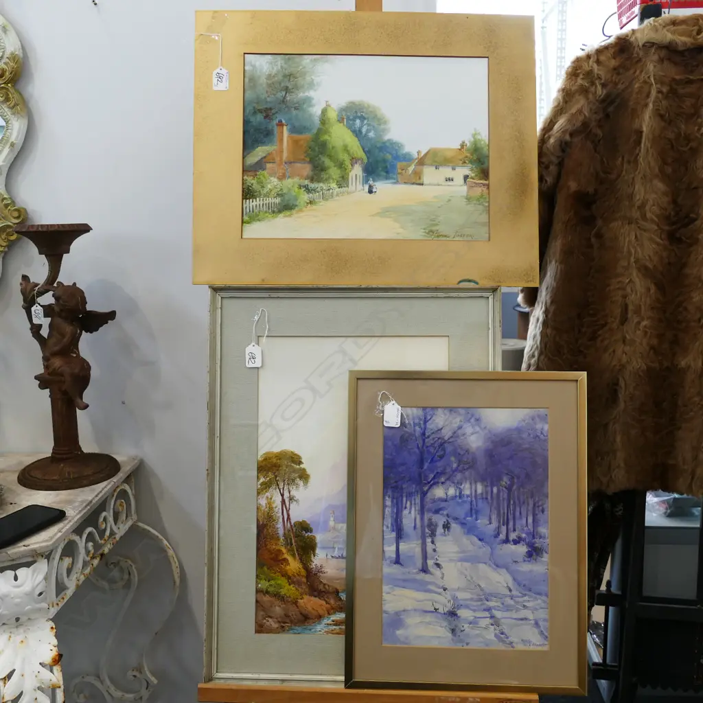 3X WATERCOLOR ART WORKS .  Image 1++