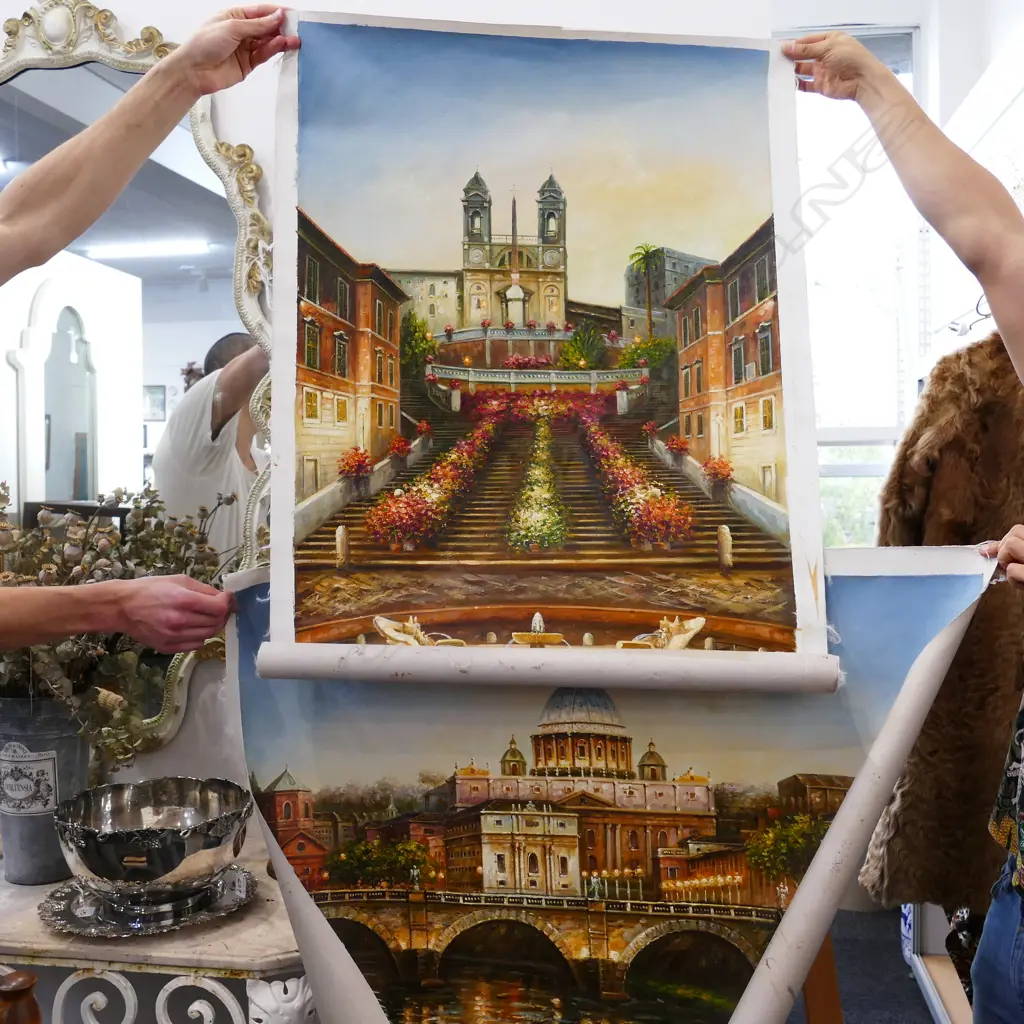 2 UNFRAMED OILS Image 1++