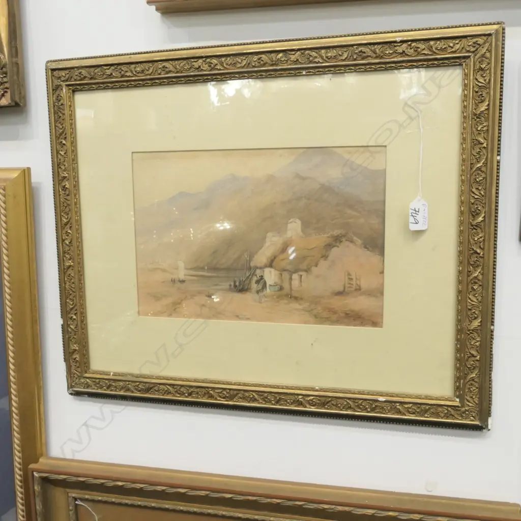 FRAMED W/COLOUR SCOTTISH SCENE 310 X 210 MM Image 1++