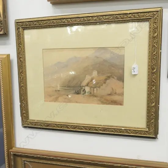 FRAMED W/COLOUR SCOTTISH SCENE 310 X 210 MM