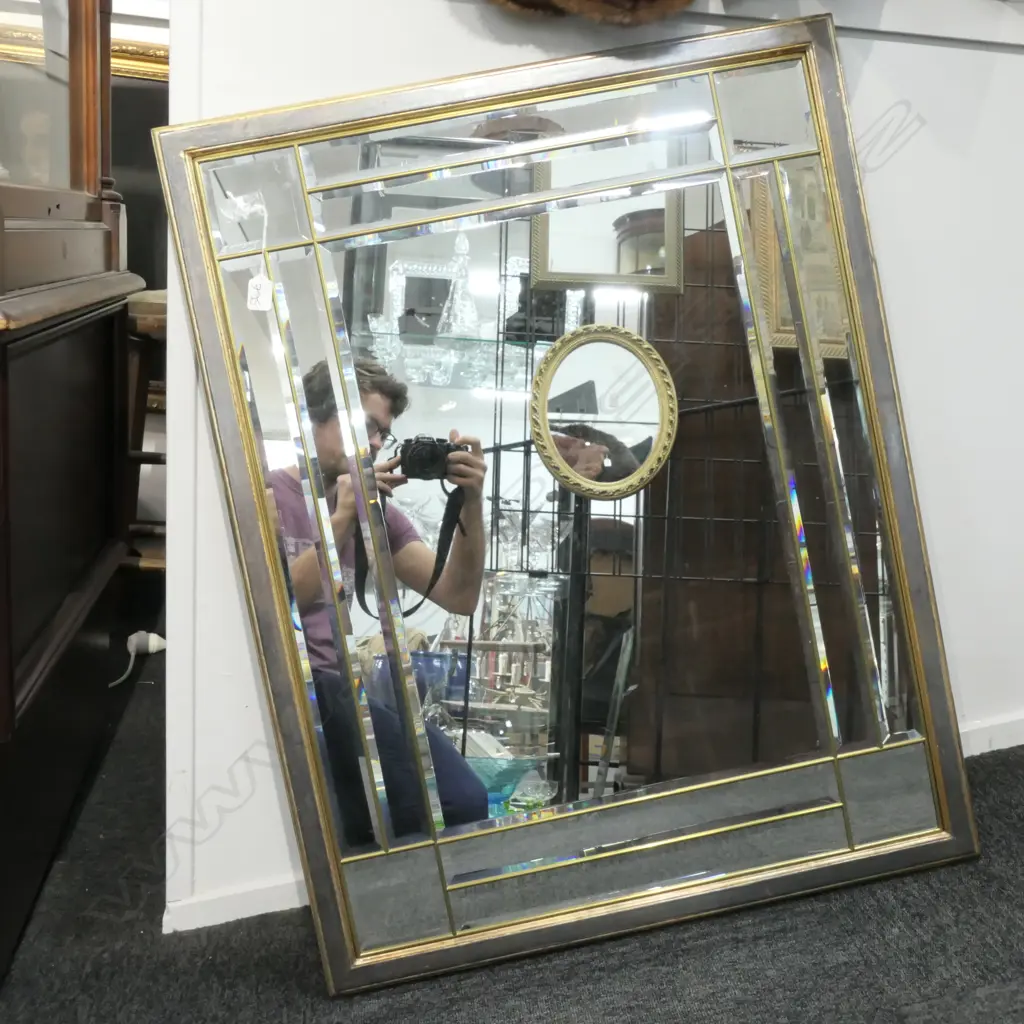 BRASS FRAMED MIRROR 910 X 710 MM Image 1++