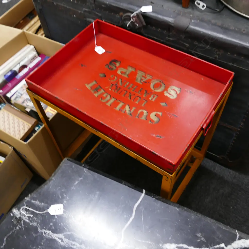 INDUSTRIAL STYLE TROLLEY 600MM H 500MM L Image 1++