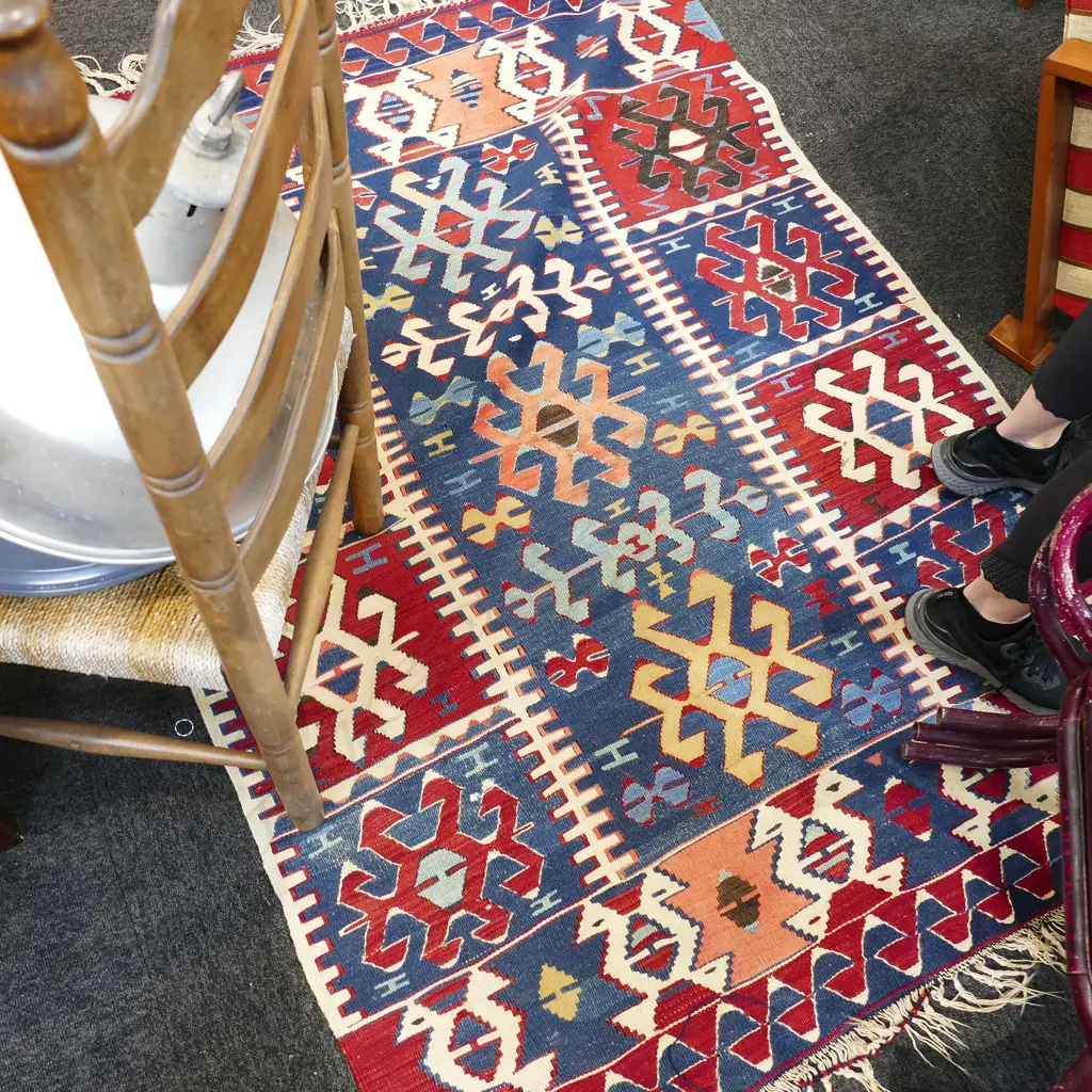 VINTAGE KELIM RUG L. 1700MM W. 1200MM Image 1++