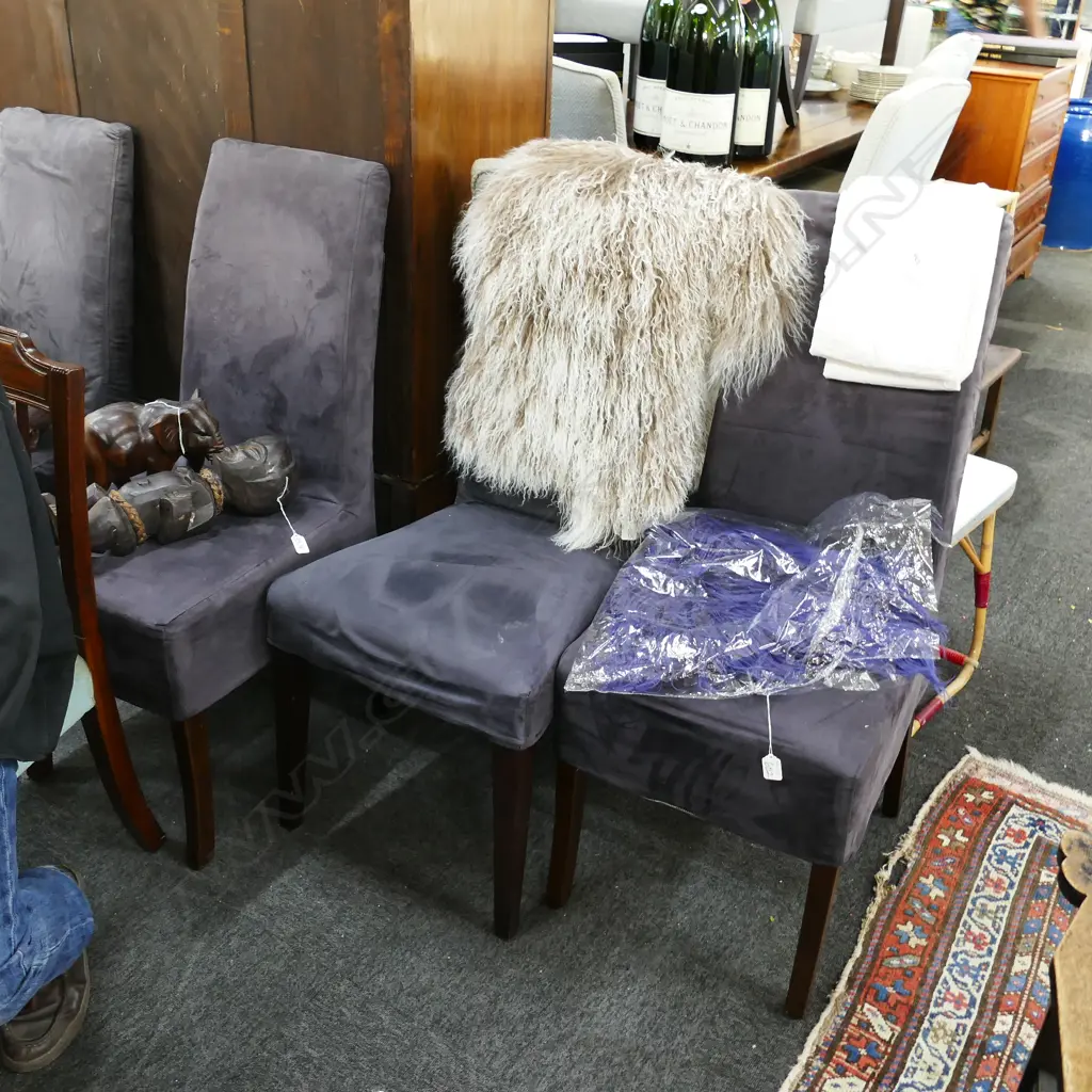 8 CONTEMPORARY HIGH BACK CHAIRS Image 1++