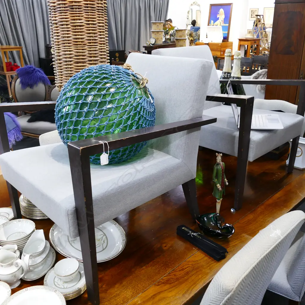 PR FRENCH LINE ARMCHAIRS DESIGNED BY DIDIER GOMEZ Image 1++