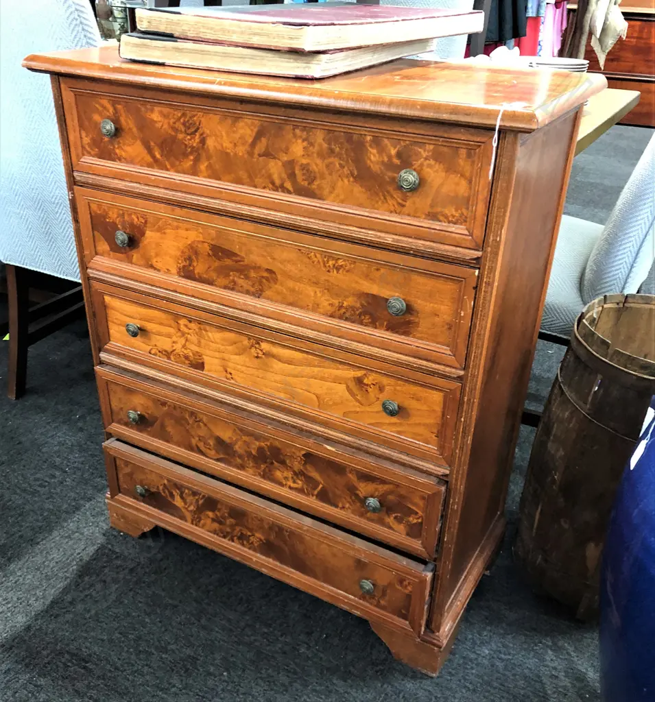 SMALL 5 DRAWER CHEST H 750 MM Image 1++