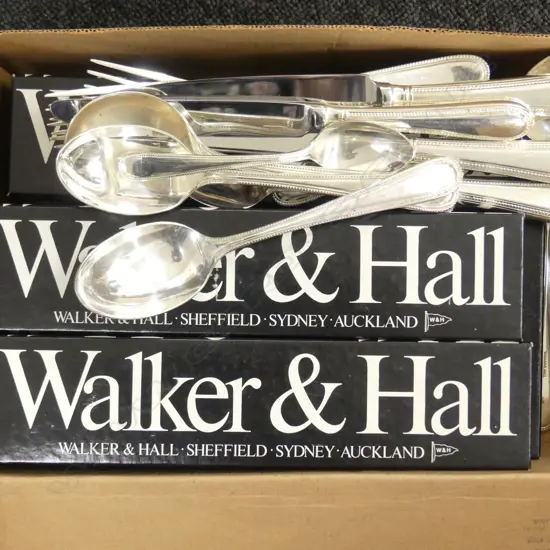 WALKER & HALL EP CUTLERY SETQ