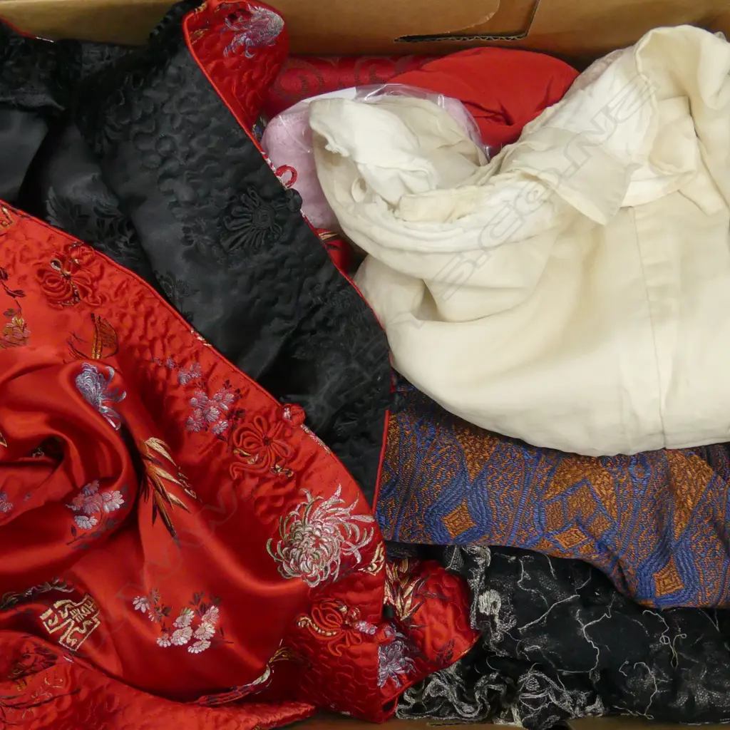 LOT ASST FABRIC/CHINESE JACKET ETC Image 1++