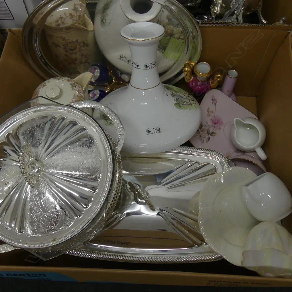 LOT EP /LIMOGES /WADE DECANTER/ TRIOS ETC Image 1++