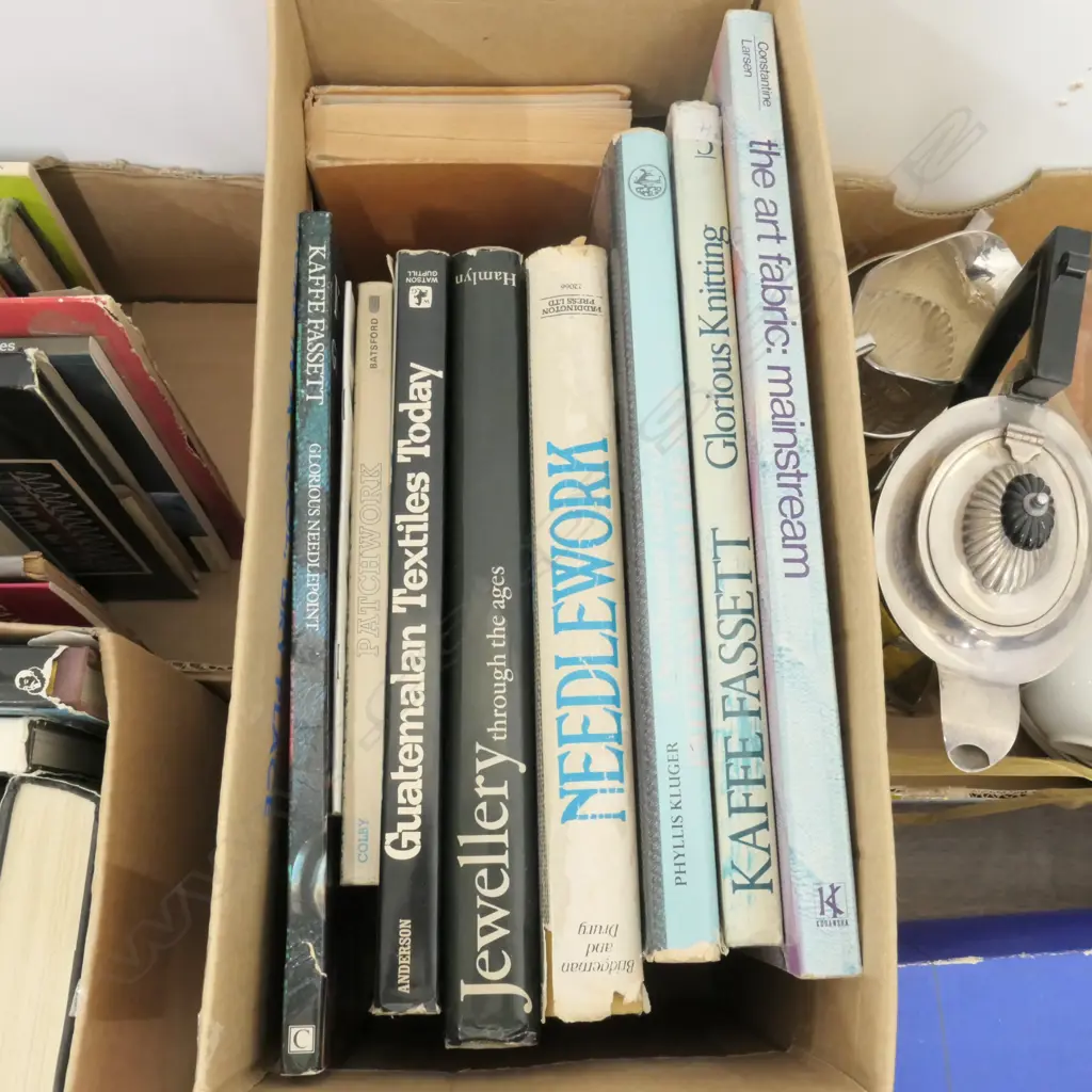 ASST. VINTAGE AND REF. BOOKS ON TEXTILES AND JEWELLERY Image 1++