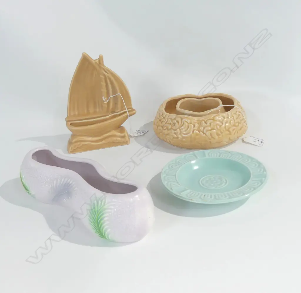 BESWICK AND SYLVAC TROUGH VASES X 4 L 350 MM Image 1++