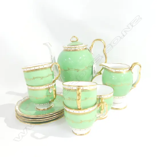 R/A PART COFFEE SEET 5 C/S / CREAMER / COFFEE POT