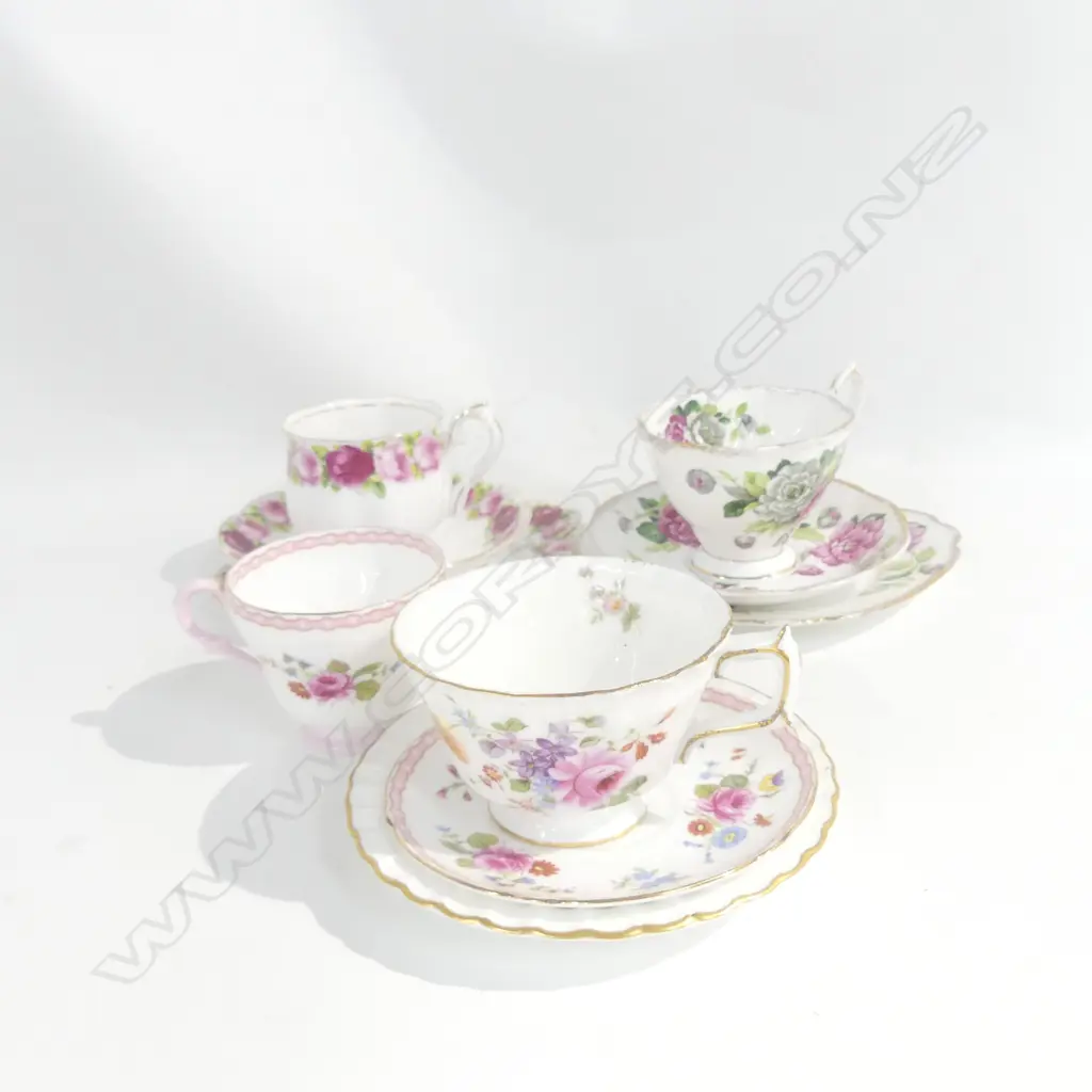 ASST CUPS AND SAUCERS ONE SHELLY Image 1++
