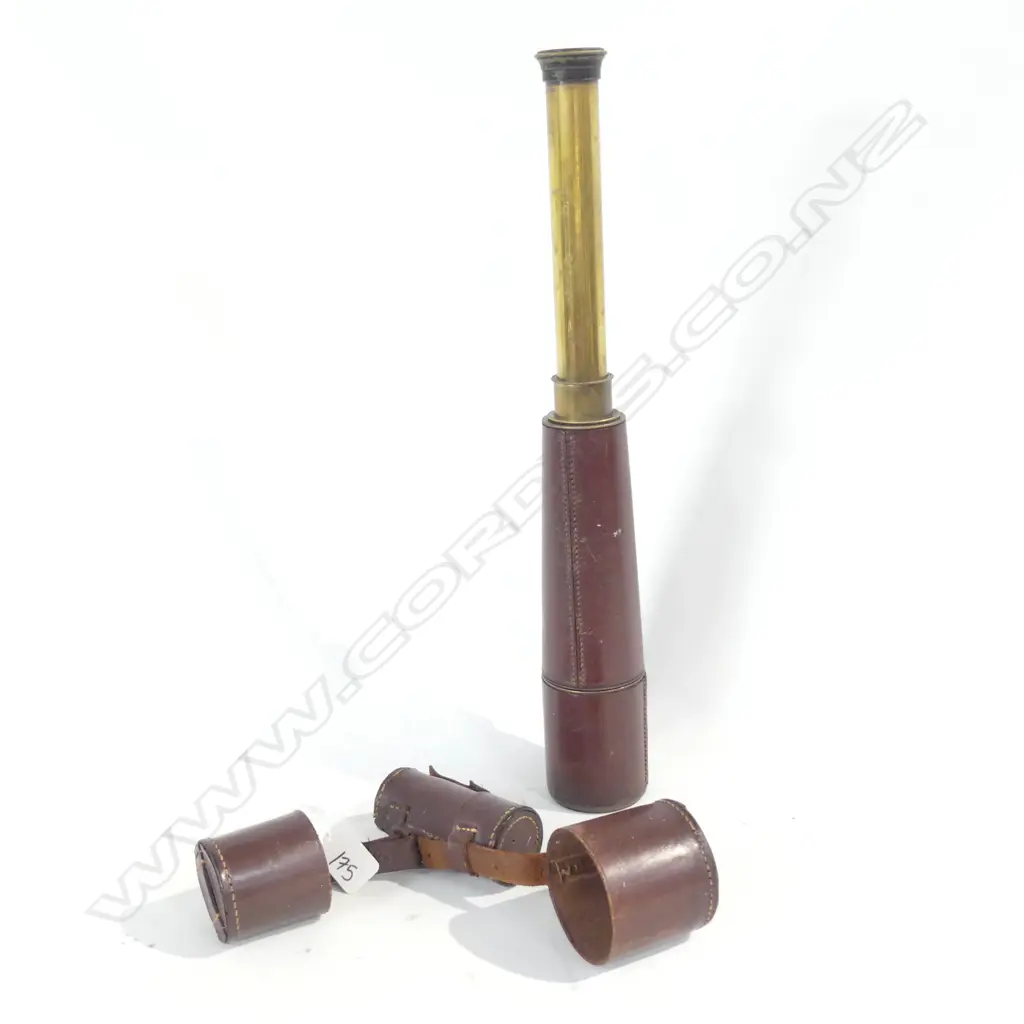 BRASS SIGNALLING TELESCOPE BY DOLLOND LONDON Image 1++