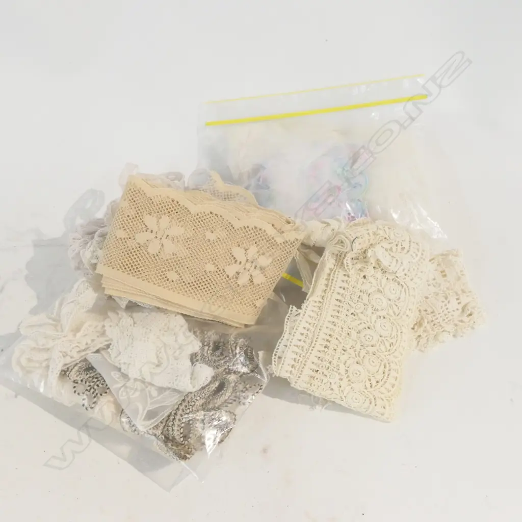 3 BAGS OF ASST LACEWORK ETC Image 1++
