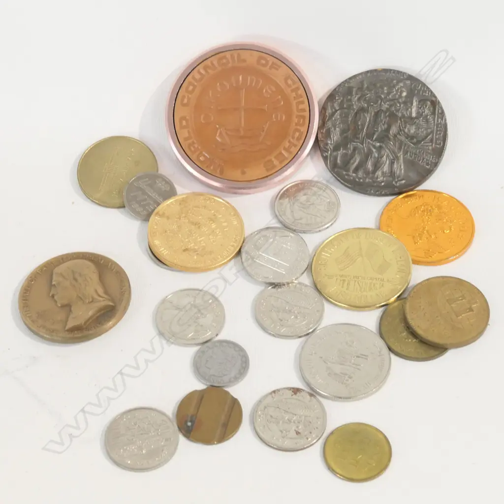 MISC MEDALLIONS, TOKENS & COINS Image 1++